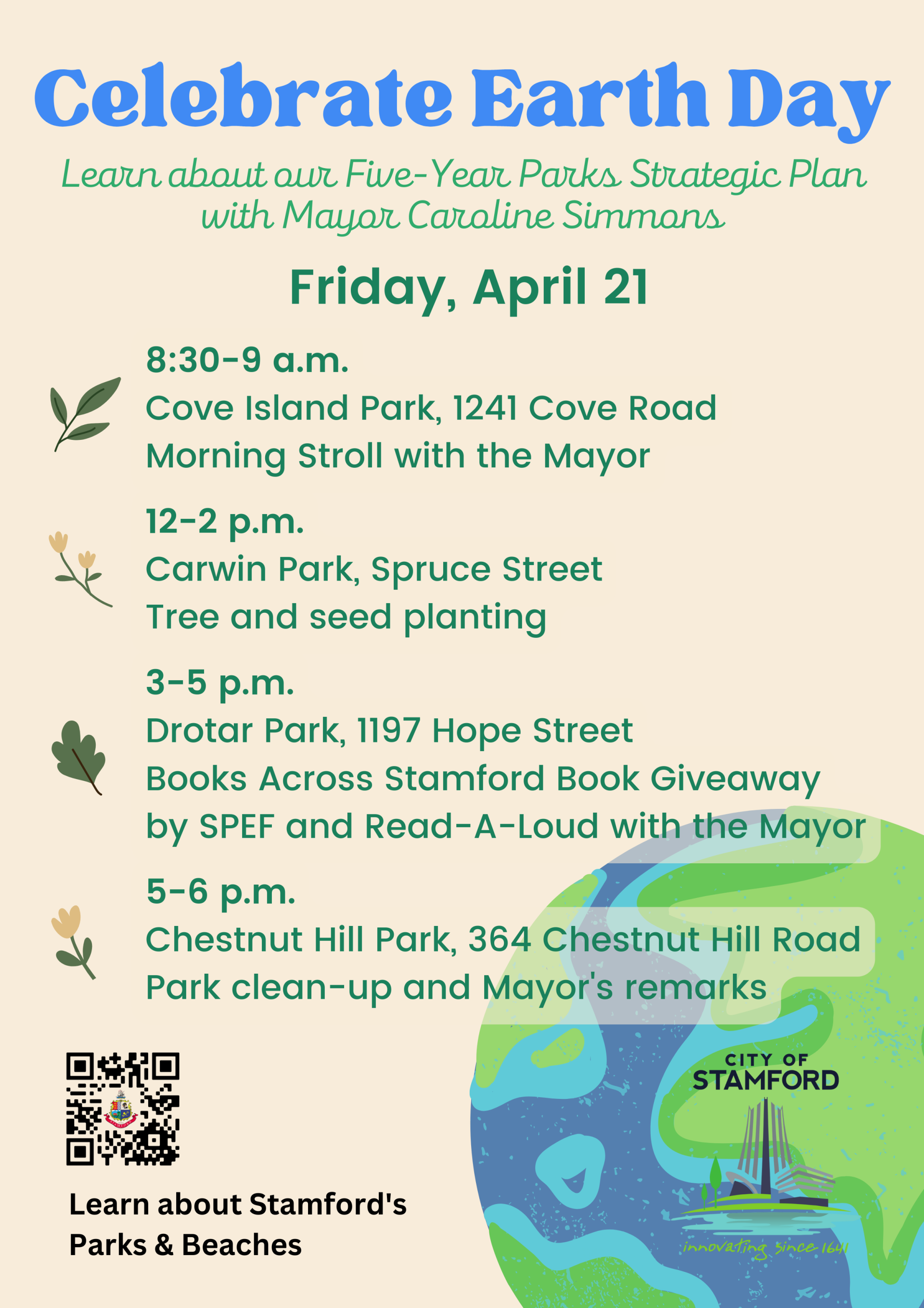Earth Day Events in Stamford on April 21