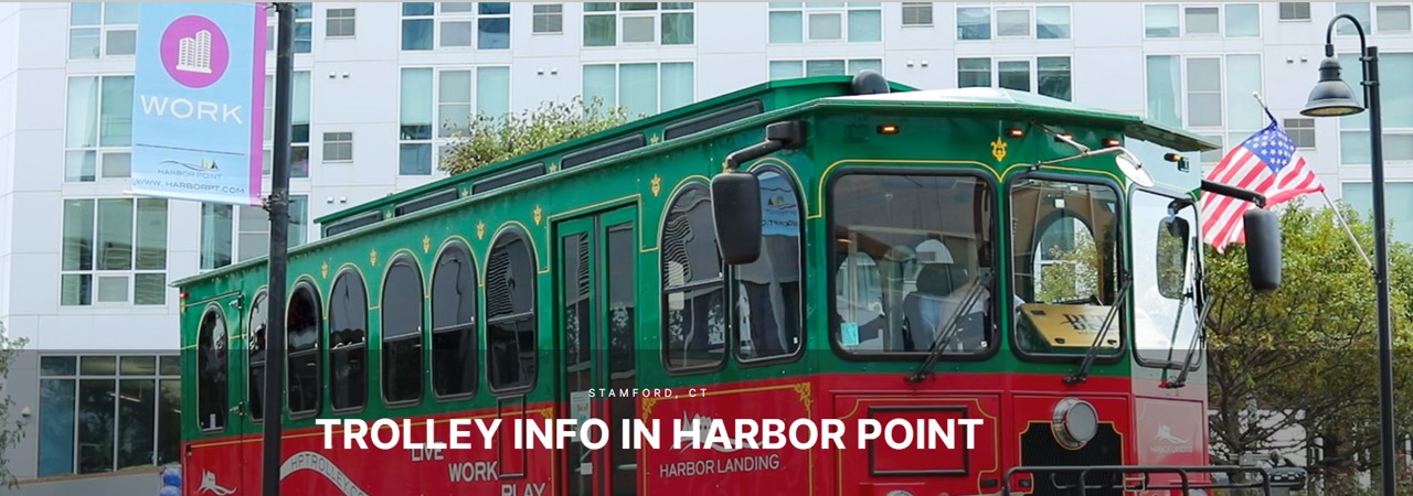 Photo of the Harbor Point Trolley
