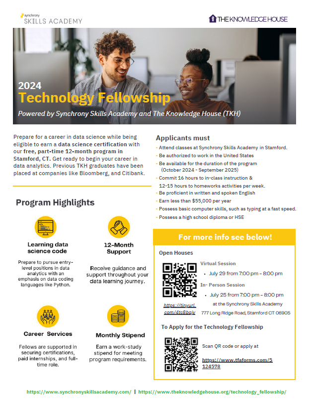 Synchrony is hosting a Tech Fellowship 