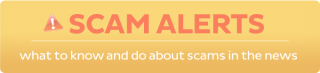 scam alerts banner